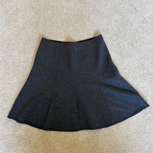 Ann Taylor Grey A-Line Skirt